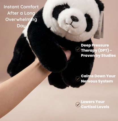 Perry the Weighted Panda™ — The weighted plushie whose arms actually hug you back
