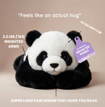 Perry the Weighted Panda™ — The weighted plushie whose arms actually hug you back