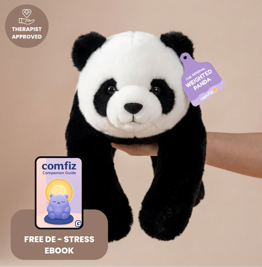 Perry the Weighted Panda™ — The weighted plushie whose arms actually hug you back