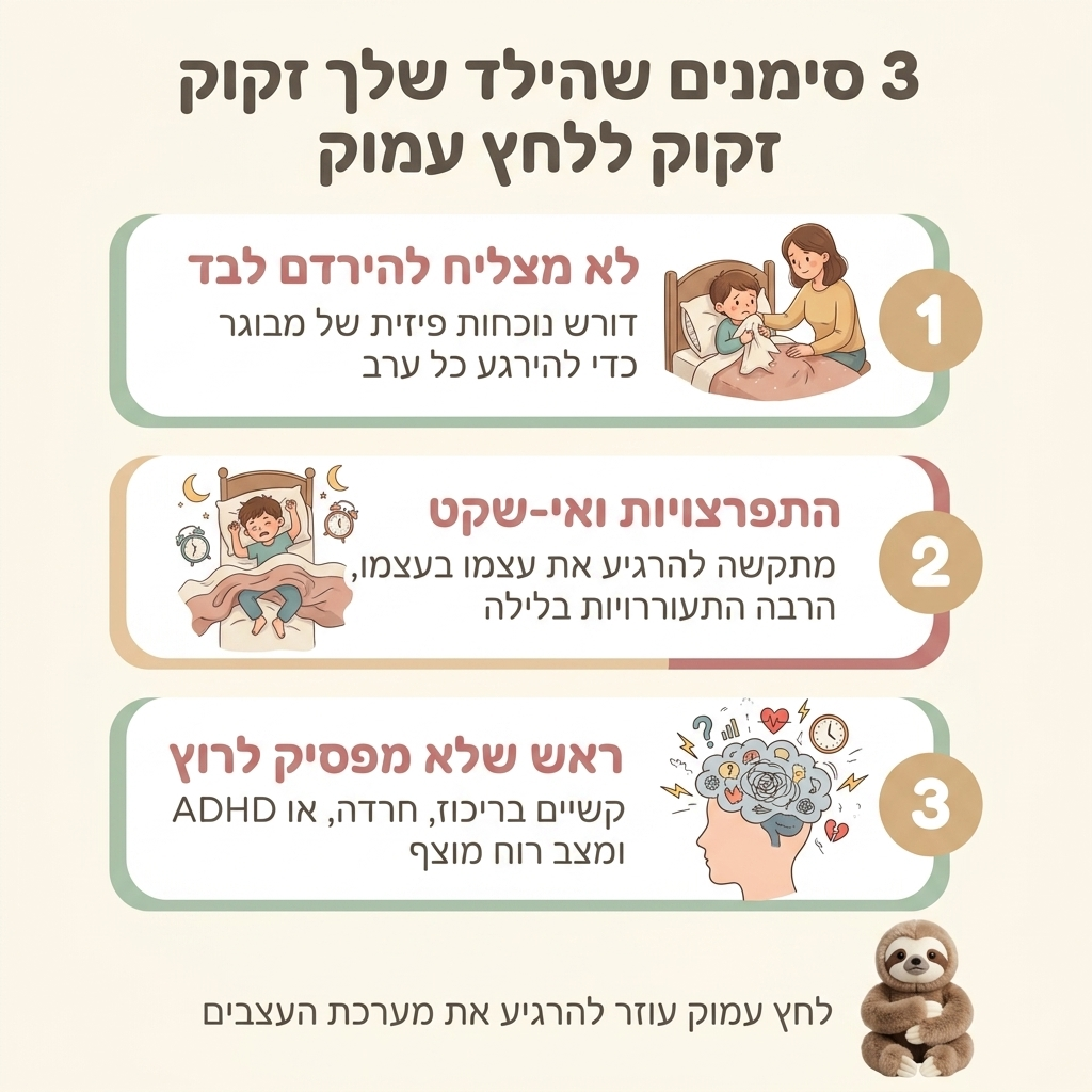 Heavytoy - בובה עם משקל לשינה איכותית והפחתת חרדה